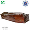 Direktverkauf auf europäisch Mahagoni Holz Erwachsenen Sarg in China hergestellt